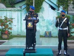 Detasemen Polisi Militer IX/2 Mataram Gelar Apel Corps HUT Pomad Ke-76 Tahun 2022 dan Syukuran