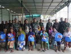 Sambut Harlah ke 77 TNI, Danrem 162/WB Gelar Touring Berbagi Kasih